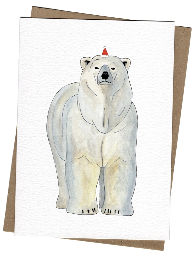 Polar Bear Christmas Card