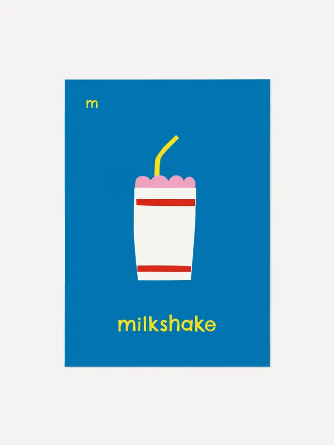'Milkshake' Print