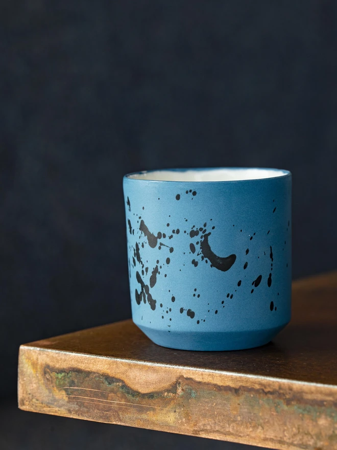 Dark blue ocean tumbler
