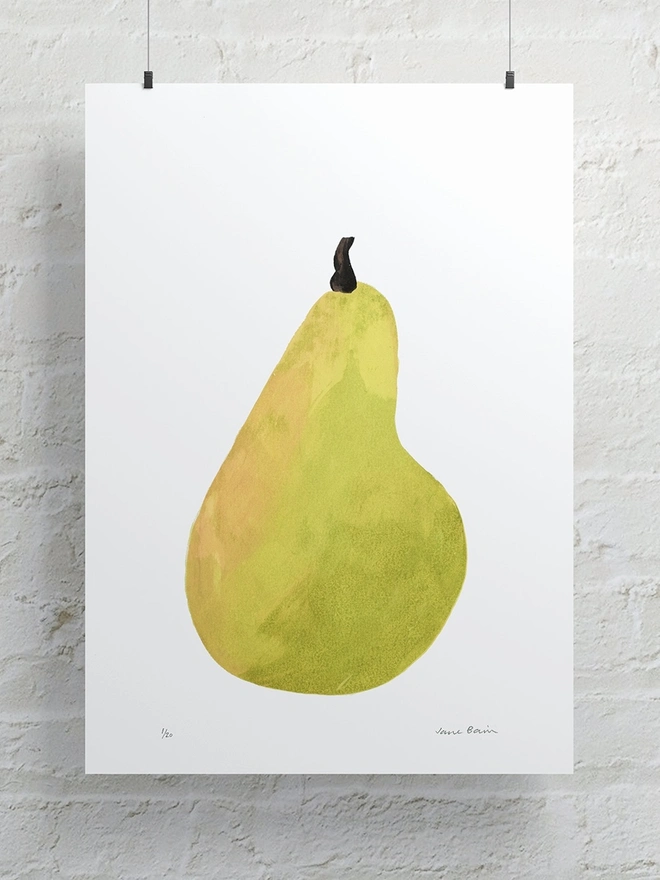 Pear Screenprint