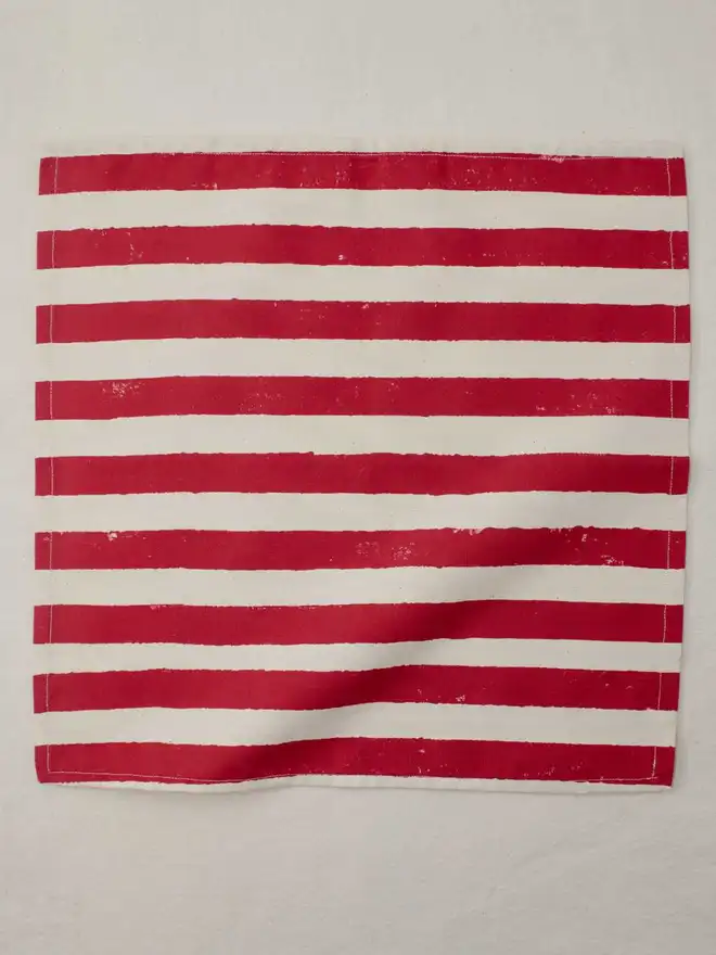 Christmas Red Stripe Napkins