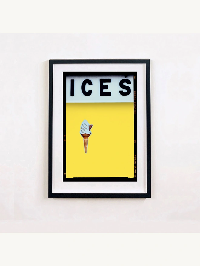 ICES Lemon Yellow Framed in Black