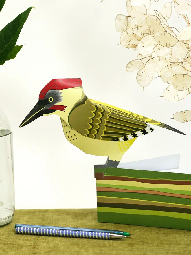 3d woodpecker pop out card