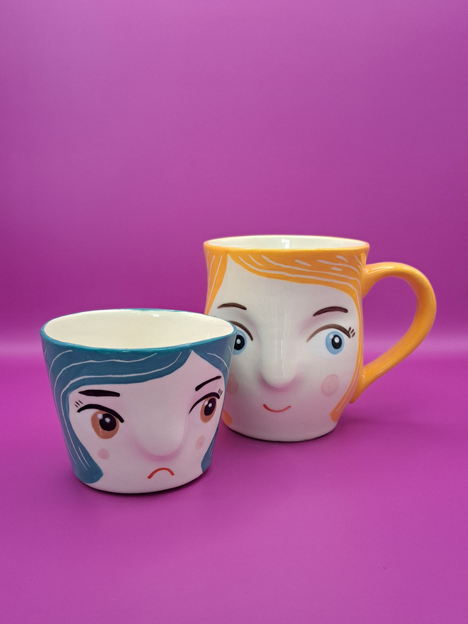 Mug and cup