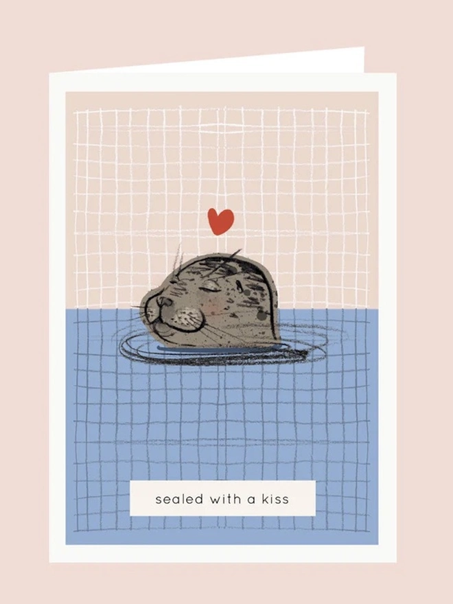'Sealed With A Kiss' Card