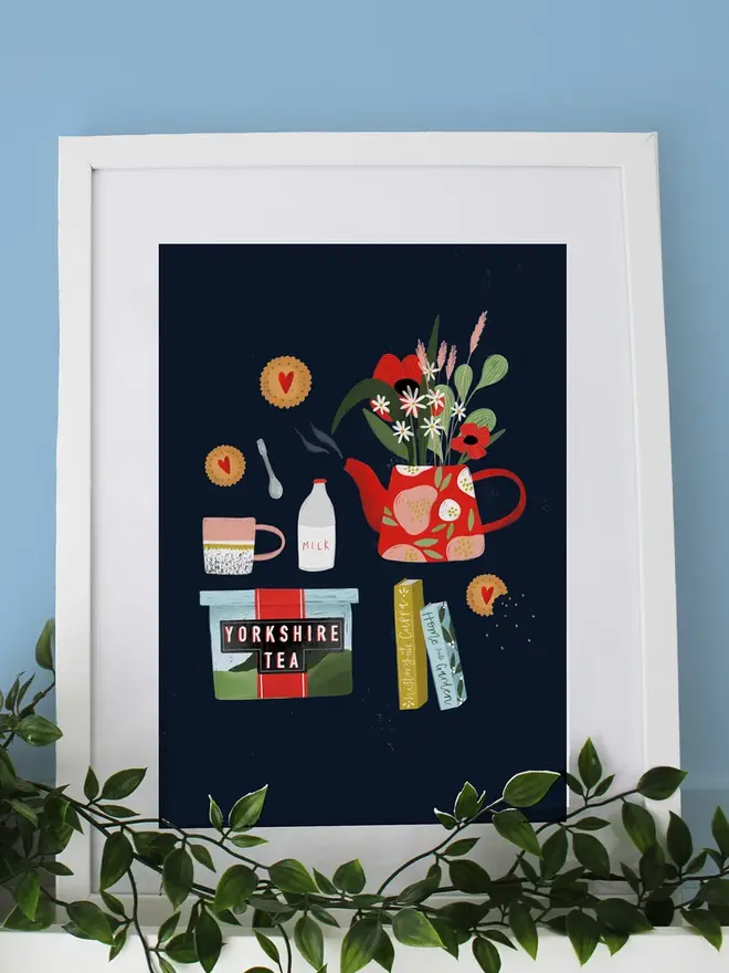 Yorkshire Tea Illustration Print