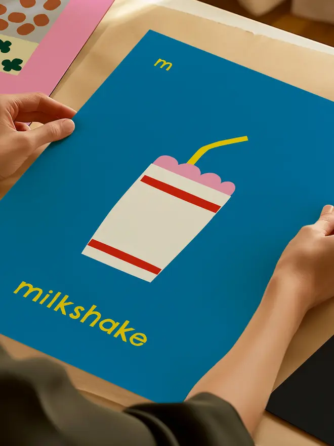 'Milkshake' Print