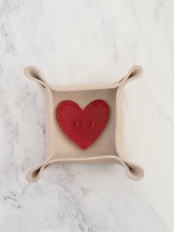 personalised love heart couples gift