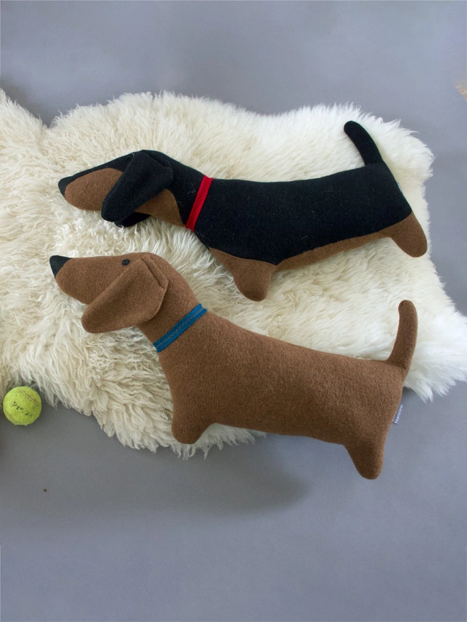 Dachshund plush animal