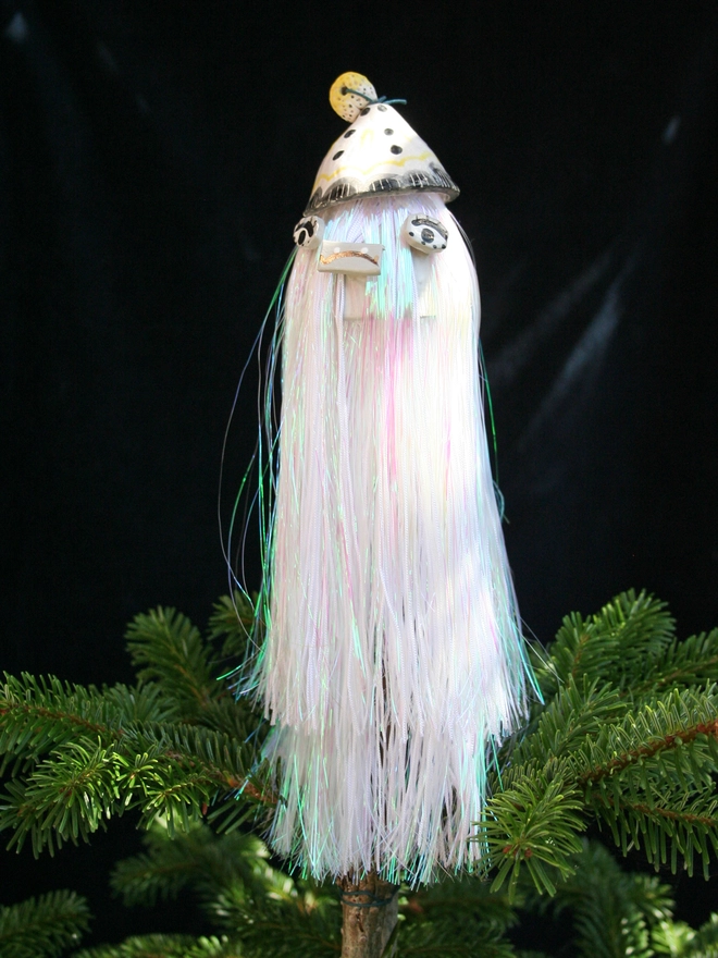 Christmas tree topper decoration of A Mystic Yeti