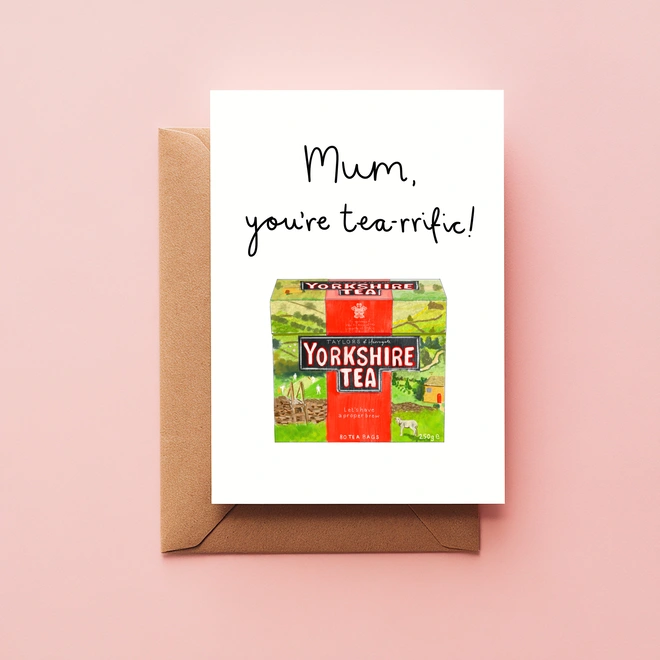 'Mum You're Tea-rrific' Mother's Day Card