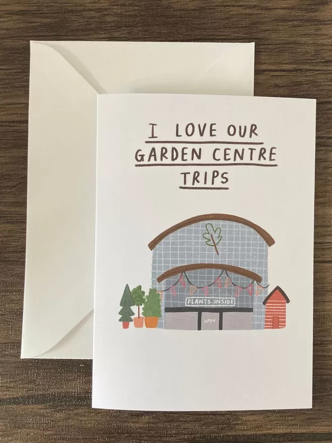 Garden centre greetings cards