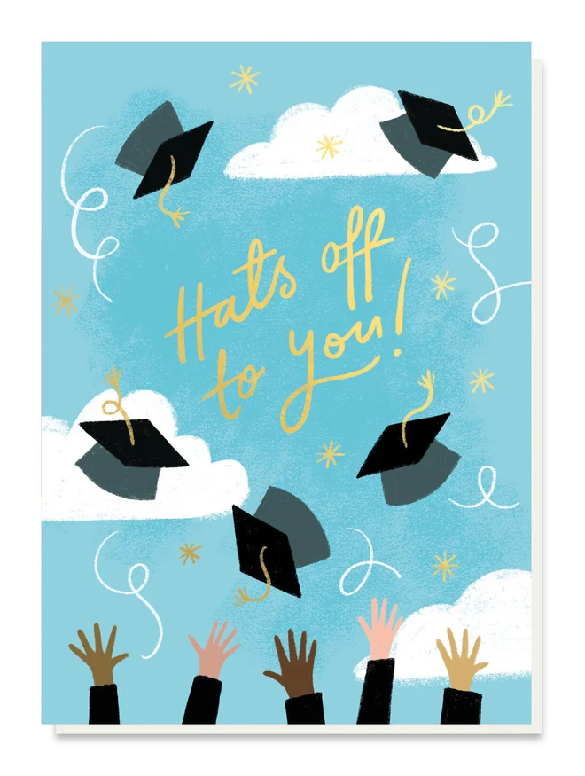 hats off to you graduation card