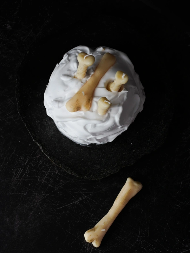 Miniature Bone Cake Candles