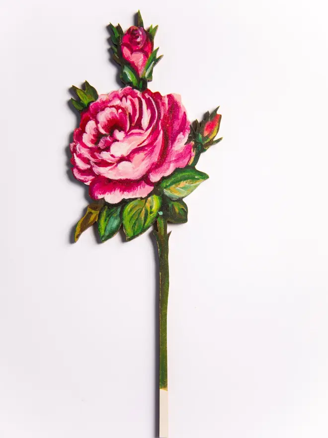 Rose wooden stem