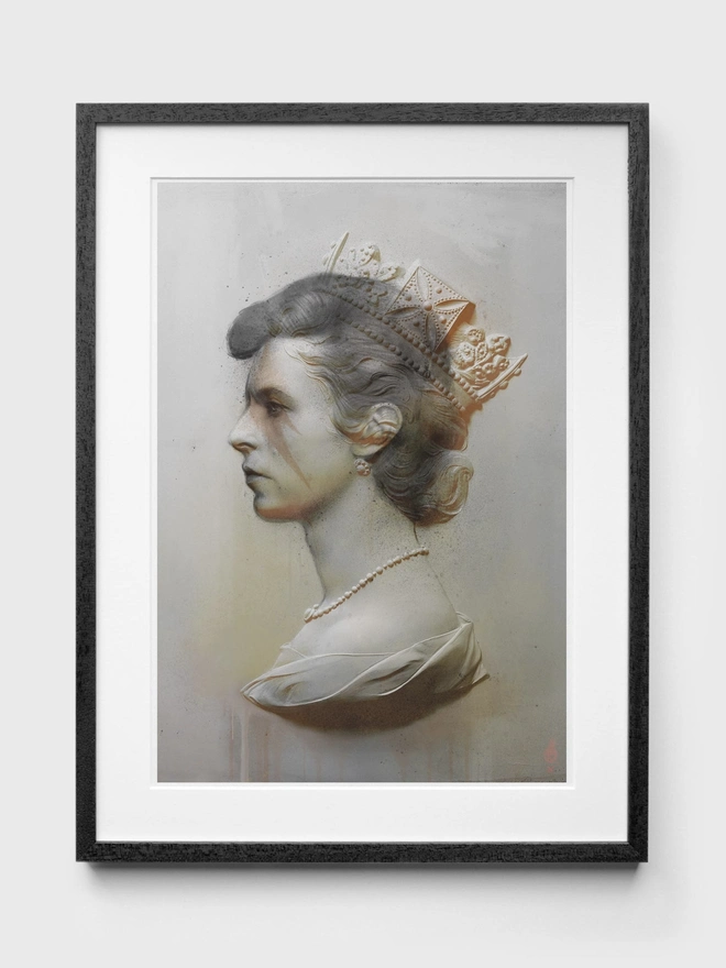 David Bowie Graphite - Black Frame