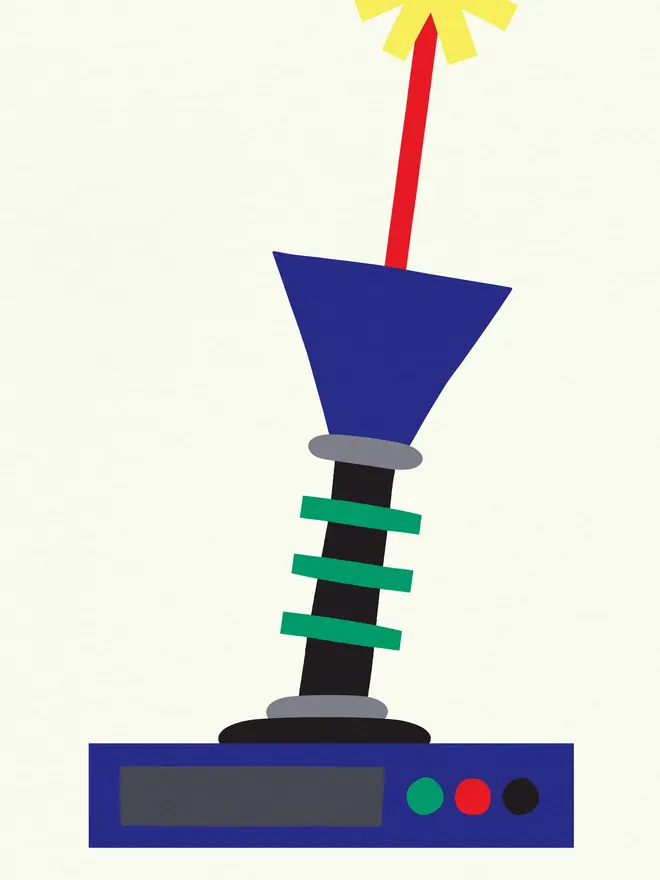 'Laser Beam' Print