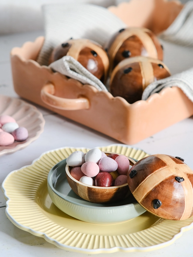 Easter Hot Cross Buns With A Hidden Twist