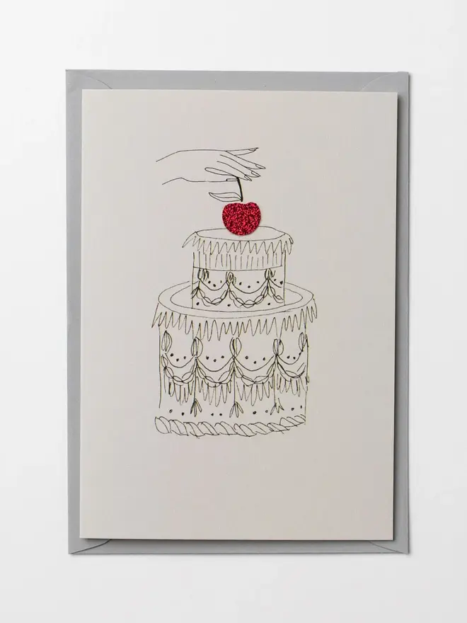 Cherry On The Cake Greeting Card