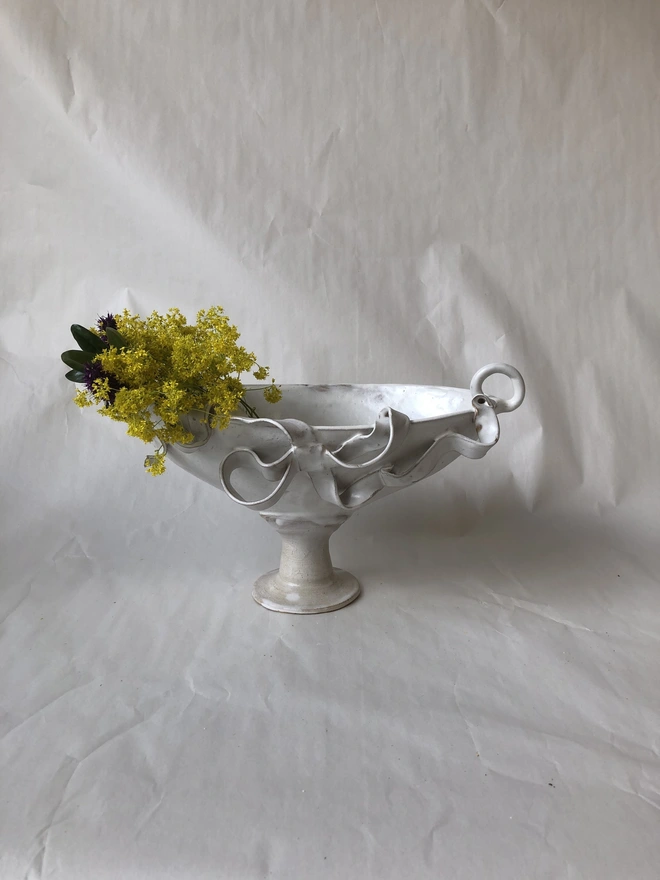 Large bow vase