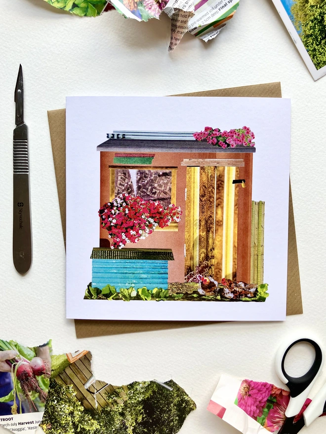 Wild Garden Shed Card