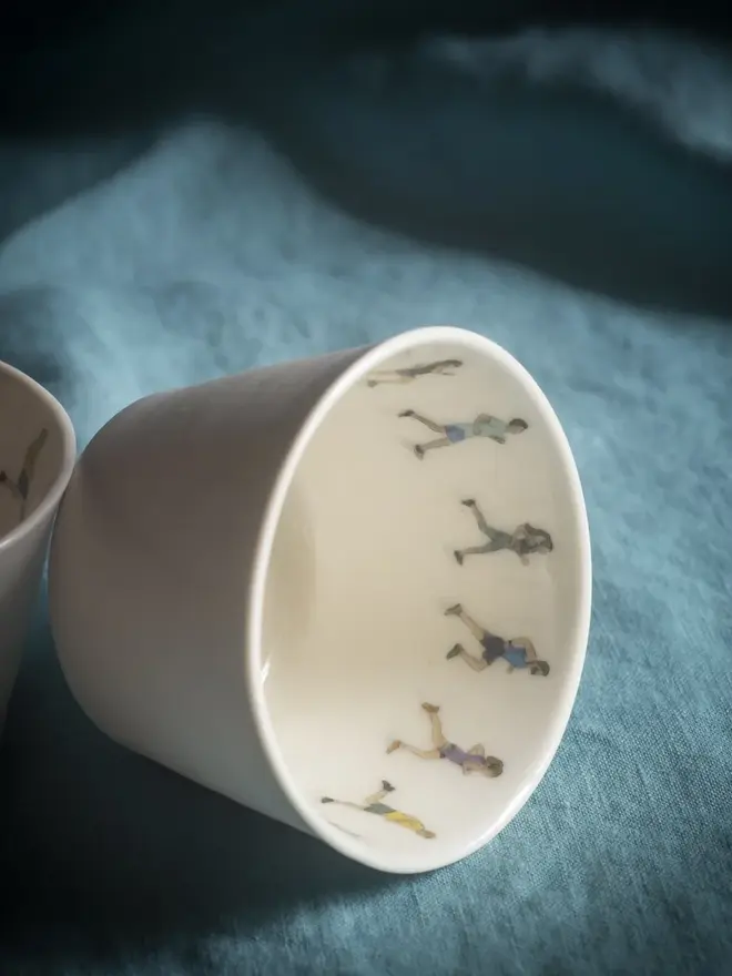 Small 'Runners' Water Tumblers (Set Of 2)