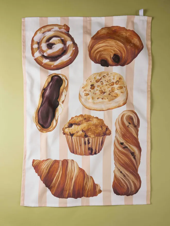 Pastry tea towel