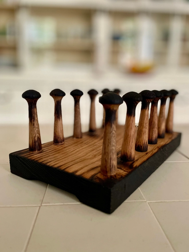 Wooden toast rack