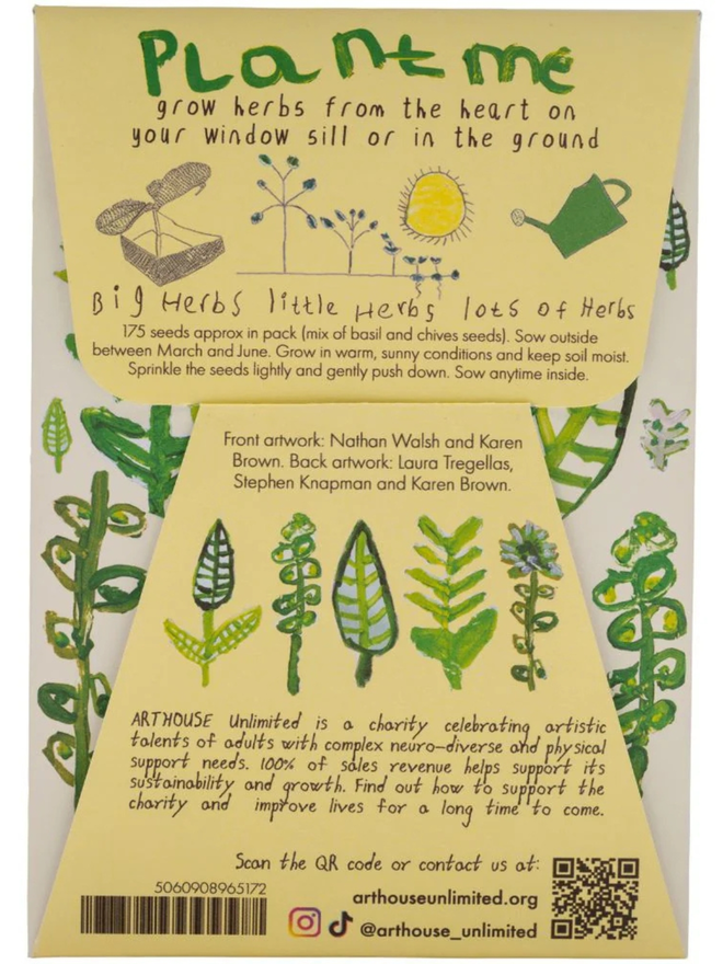 Mixed herbs seed packet