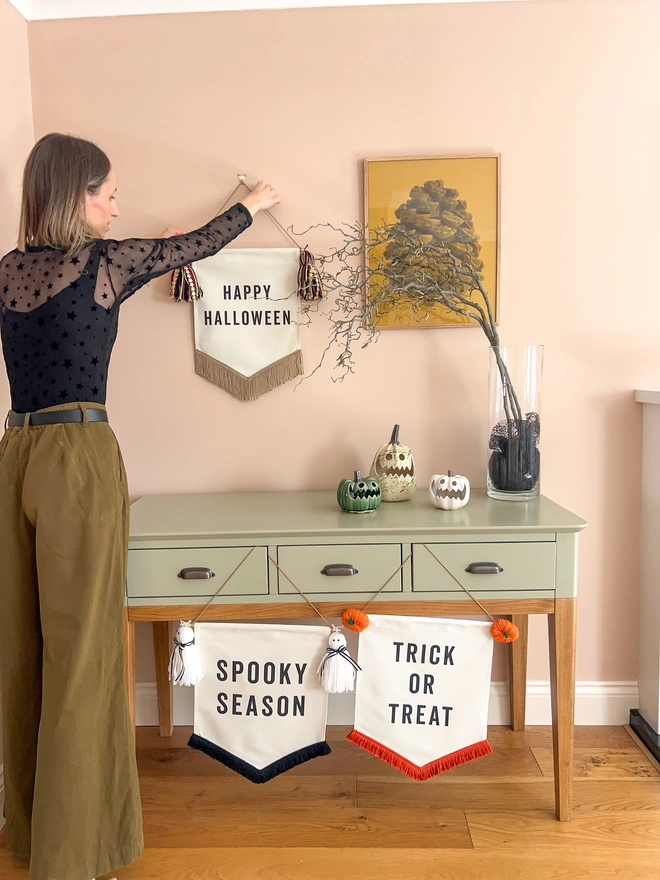 Hanging Halloween Banner