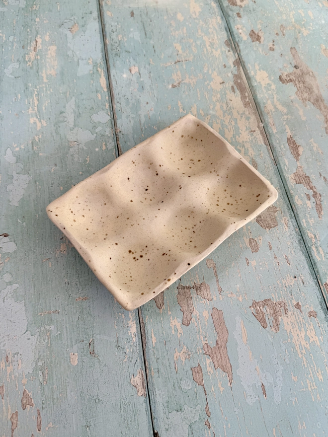 White Ceramic Egg Tray kitchen storage 