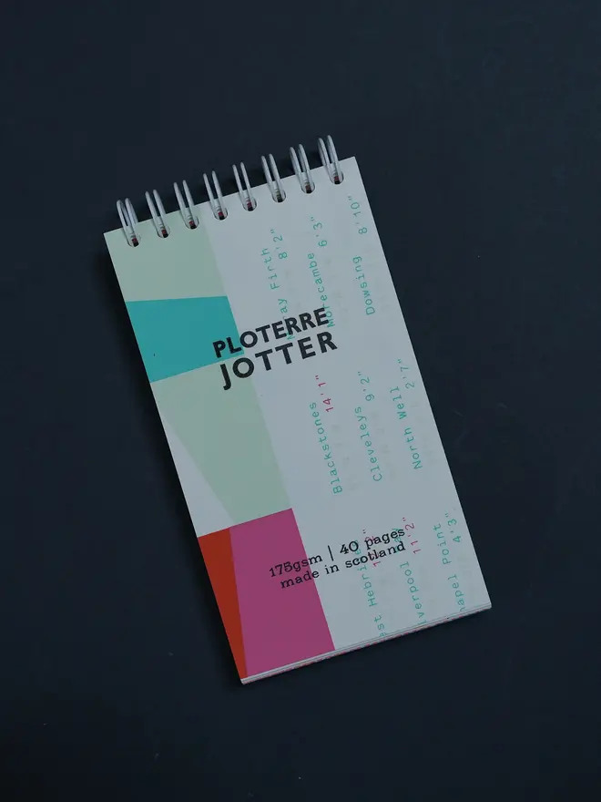 ploterre Jotter Single on Black Background