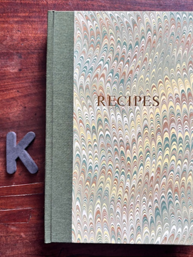 Recipe Book. A recipe book in K