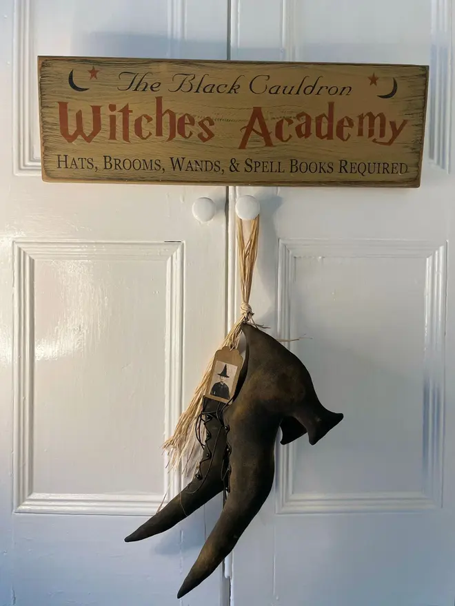 Large Witches' Shoes Halloween Hanging Decoration