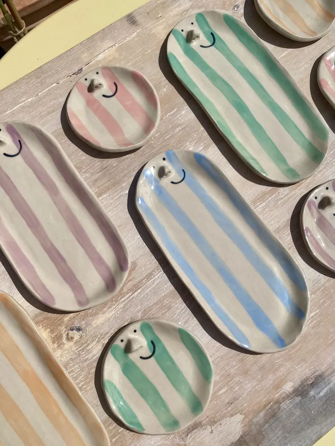 stripe dishes group photo
