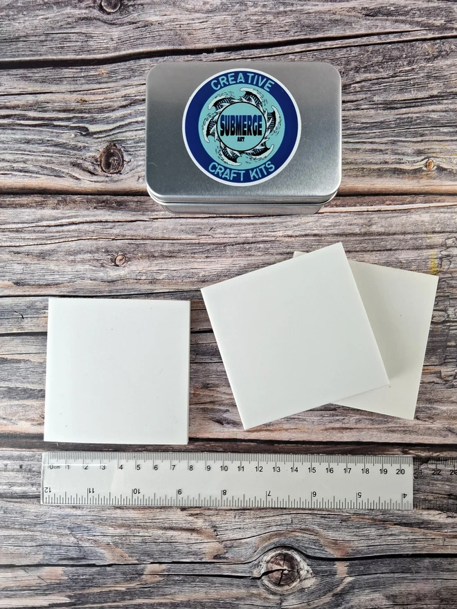 Stamp carving kit with extra double sided easycut lino blocks