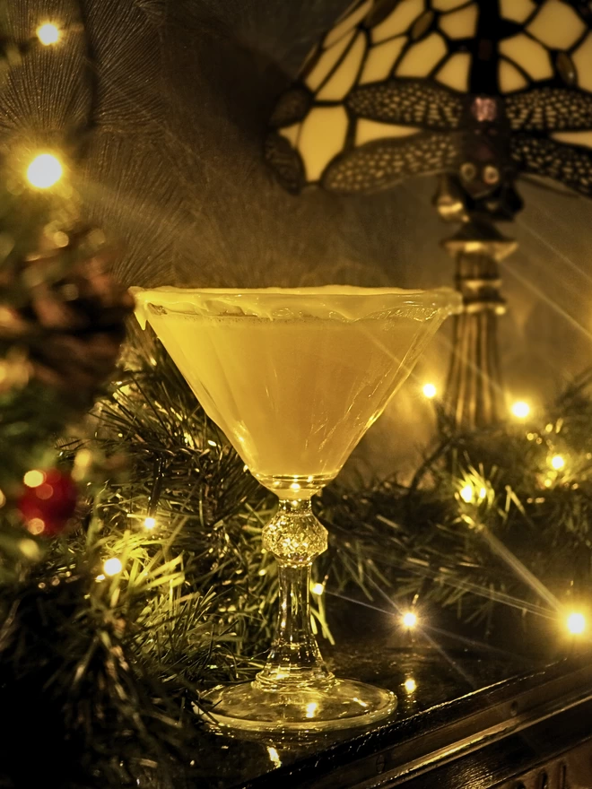 Snowflake Christmas cocktails