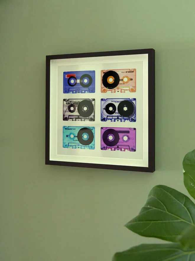 Cassette tape photographic print