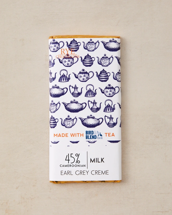 Earl Grey Milk Chocolate Bar - 43.5% Cameroonian