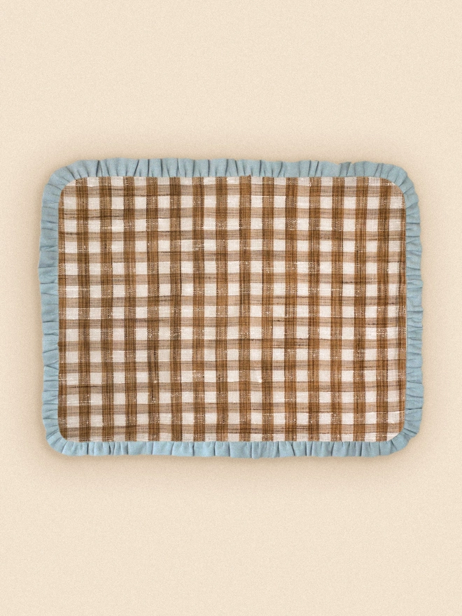 Back geranium placemat