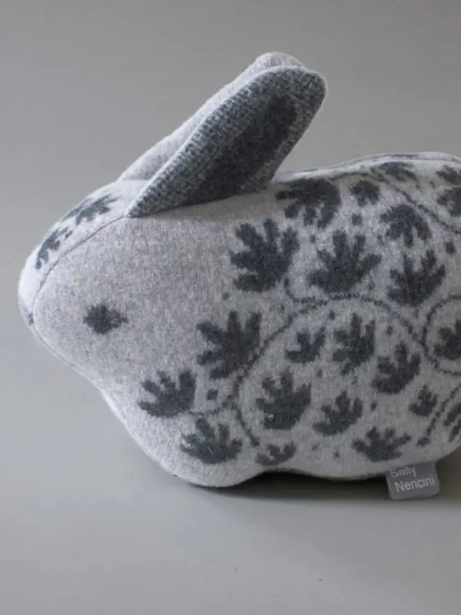 grey china rabbit plush