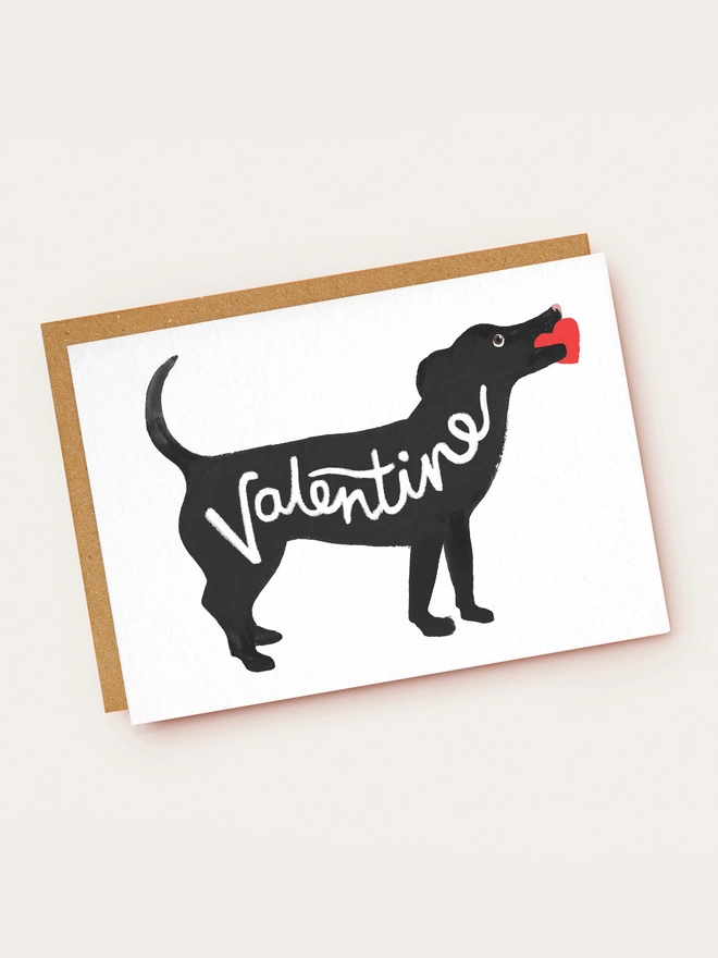 Dog Valentine's Card