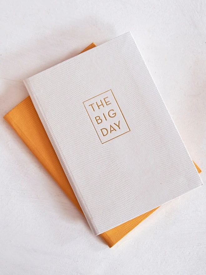 The big day wedding stationery notebook