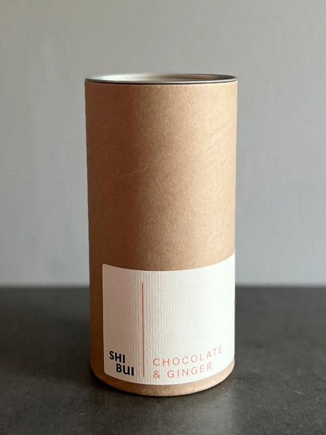 chocolate ginger tea bags tube