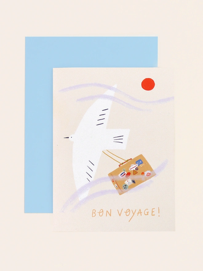 'Bon Voyage' Goodbye Card