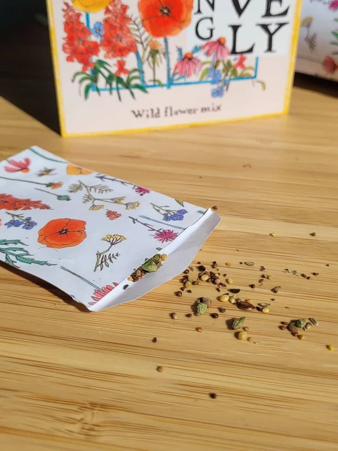 Wildflower Seed Packet Greeting Card