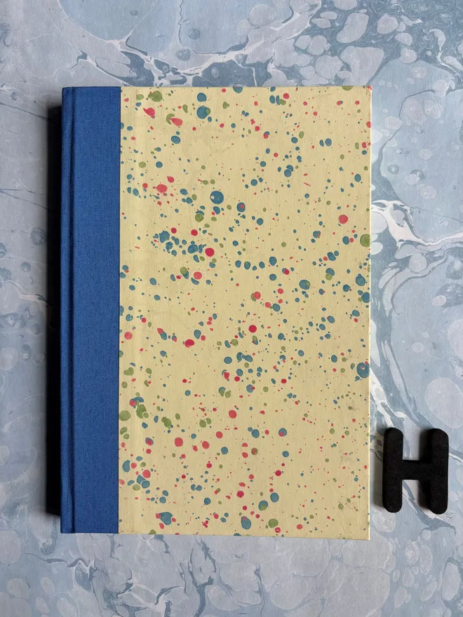 Hand-Marbled A5 Plain Journal H