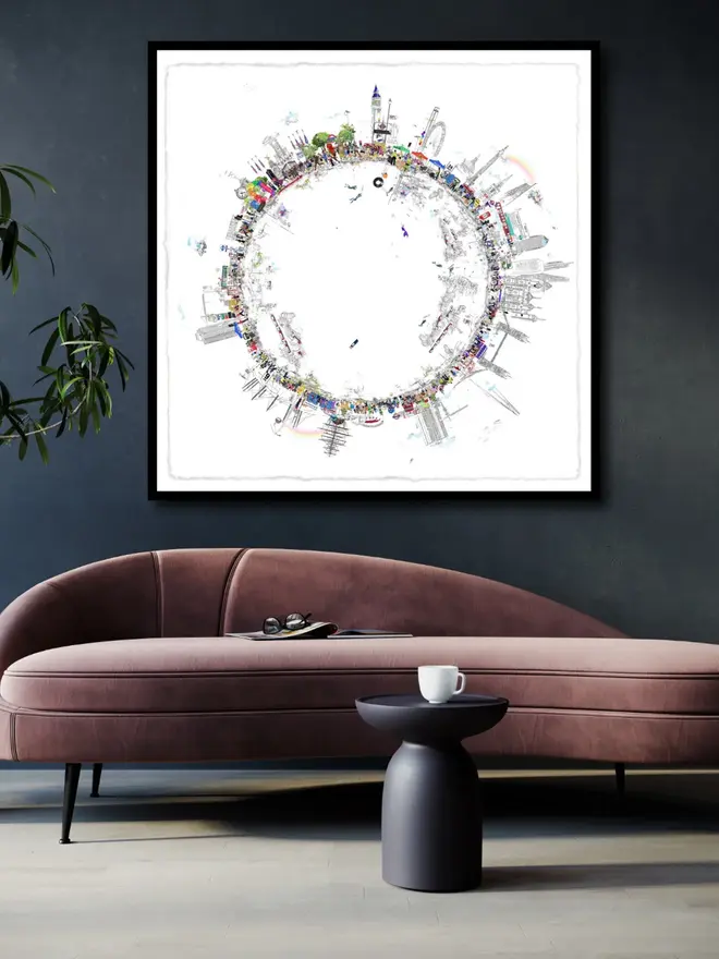 Personalised London Marathon Print