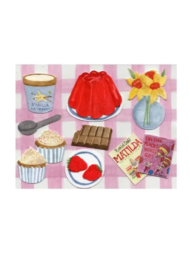 Morning Breakfast Birthday Girl Card