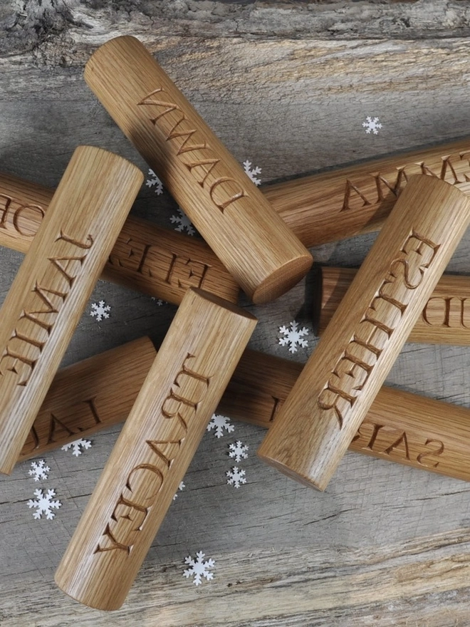 Personalised Oak Rolling Pin